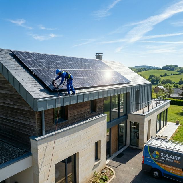 Installation panneaux solaires et bornes de recharge